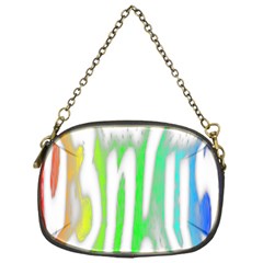 Genius Funny Typography Bright Rainbow Colors Chain Purses (one Side)  by yoursparklingshop