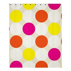 Polka Dots Background Colorful Shower Curtain 60  X 72  (medium)  by Modern2018