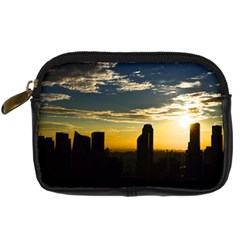 Skyline Sunset Buildings Cityscape Digital Camera Cases by Simbadda