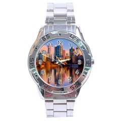 Vancouver Canada Sea Ocean Stainless Steel Analogue Watch by Simbadda
