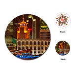 Shanghai Skyline Architecture Playing Cards (Round) 