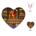 Shanghai Skyline Architecture Playing Cards (Heart) 