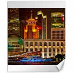 Shanghai Skyline Architecture Canvas 16  x 20  