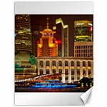 Shanghai Skyline Architecture Canvas 36  x 48  