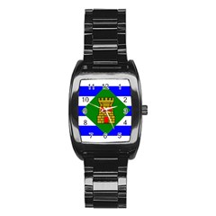 Flag Of Vieques Stainless Steel Barrel Watch by abbeyz71