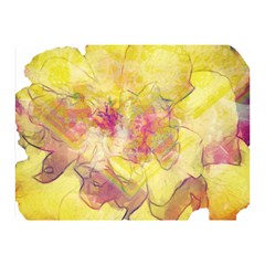 Yellow Rose Double Sided Flano Blanket (mini)  by aumaraspiritart