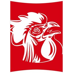 Cock Logo Emblem Symbol France Back Support Cushion by Simbadda