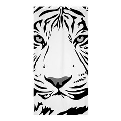 Tiger Pattern Animal Design Flat Shower Curtain 36  X 72  (stall)  by Simbadda