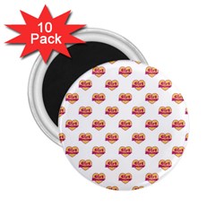 Girl Power Logo Pattern 2 25  Magnets (10 Pack)  by dflcprints