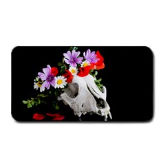 Animal Skull With A Wreath Of Wild Flower Medium Bar Mats by igorsin