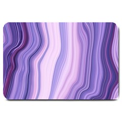 Marbled Ultra Violet Large Doormat  by NouveauDesign
