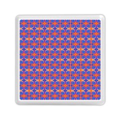 Blue Orange Yellow Swirl Pattern Memory Card Reader (square)  by BrightVibesDesign