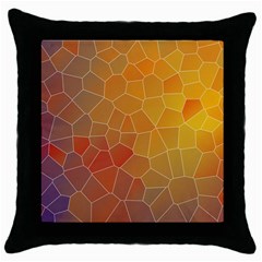 Colors Modern Contemporary Graphic Throw Pillow Case (black) by Sapixe