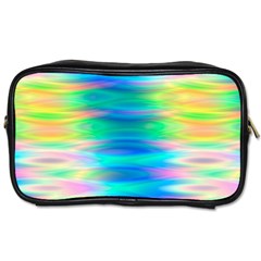 Wave Rainbow Bright Texture Toiletries Bags 2-side
