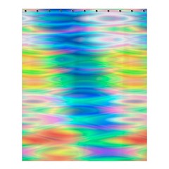 Wave Rainbow Bright Texture Shower Curtain 60  X 72  (medium) 