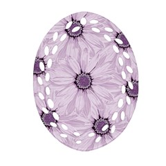 Background Desktop Flowers Lilac Ornament (oval Filigree)