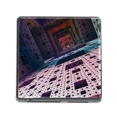 Industry Fractals Geometry Graphic Memory Card Reader (square)