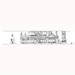 Line Art Architecture Church Italy Small Bar Mats by Sapixe