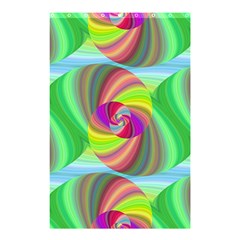 Seamless Pattern Twirl Spiral Shower Curtain 48  X 72  (small) 