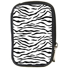 Black And White Tiger Stripes Compact Camera Cases by PodArtist