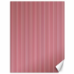 Usa Flag Red And White Stripes Canvas 36  X 48   by PodArtist