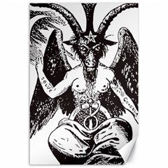 Devil Baphomet Occultism Canvas 24  X 36  by Sapixe