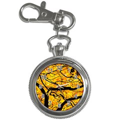 Golden Vein Key Chain Watches