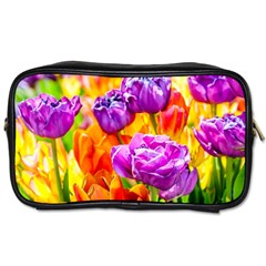 Tulip Flowers Toiletries Bags 2-side by FunnyCow