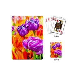Tulip Flowers Playing Cards (mini)  by FunnyCow