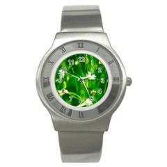 Inside The Grass Stainless Steel Watch