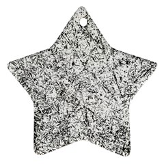 Willow Foliage Abstract Star Ornament (two Sides) by FunnyCow