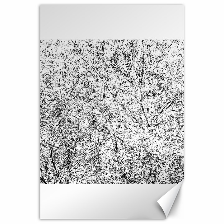 Willow Foliage Abstract Canvas 24  x 36 