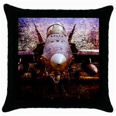 The Art Of Military Aircraft Throw Pillow Case (black) by FunnyCow