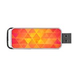 Background Colorful Abstract Portable USB Flash (One Side)