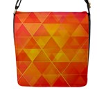 Background Colorful Abstract Flap Messenger Bag (L) 