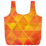 Background Colorful Abstract Full Print Recycle Bags (L) 