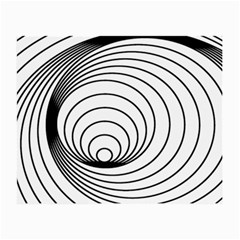Spiral Eddy Route Symbol Bent Small Glasses Cloth (2-side) by Nexatart