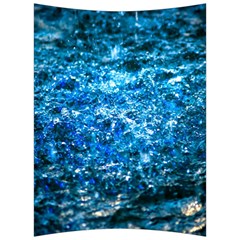 Water Color Blue Back Support Cushion by FunnyCow