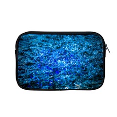 Water Color Navy Blue Apple Macbook Pro 13  Zipper Case by FunnyCow