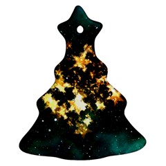 Heart Love Universe Space All Sky Christmas Tree Ornament (two Sides) by Nexatart