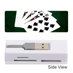 Poker Hands   Royal Flush Spades Memory Card Reader (stick)  by FunnyCow