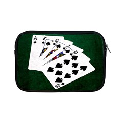 Poker Hands   Royal Flush Spades Apple Ipad Mini Zipper Cases by FunnyCow