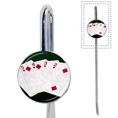 Poker Hands   Straight Flush Diamonds Book Mark by FunnyCow