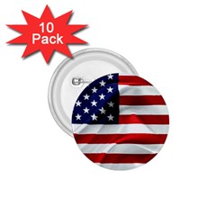 American Usa Flag 1 75  Buttons (10 Pack) by FunnyCow
