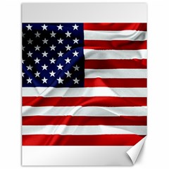 American Usa Flag Canvas 12  X 16   by FunnyCow