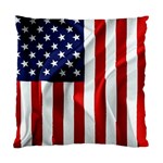 American Usa Flag Vertical Standard Cushion Case (Two Sides) Front