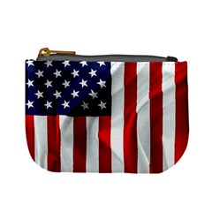 American Usa Flag Vertical Mini Coin Purses by FunnyCow