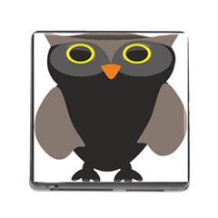 Sowa Owls Bird Wild Birds Pen Memory Card Reader (square)