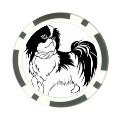 Animal Canine Dog Japanese Chin Poker Chip Card Guard by Sapixe