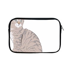 Kitten Cat Drawing Line Art Line Apple Ipad Mini Zipper Cases
